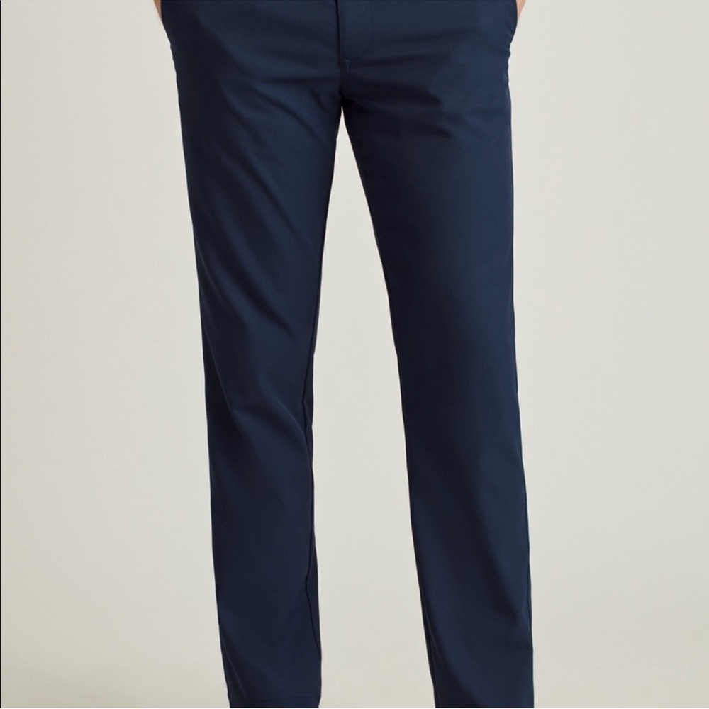 Like New Bonobos Highland Tour Golf Pants Navy Slim Fit 35x32 Performance - Picture 2 of 11
